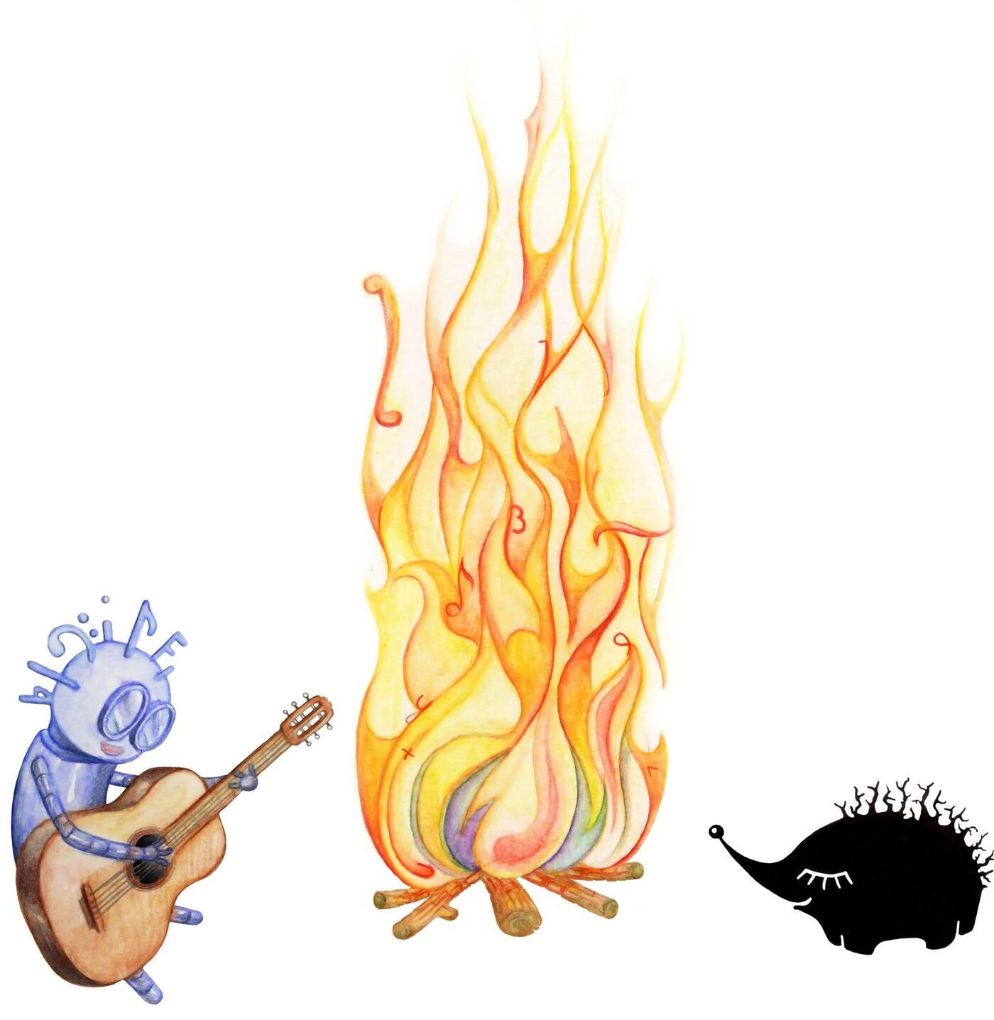 Matemaatika ja siil lõkkeõhtul