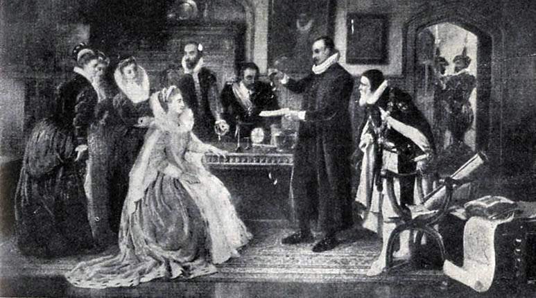 W. Gilbert näitab elektrikatseid