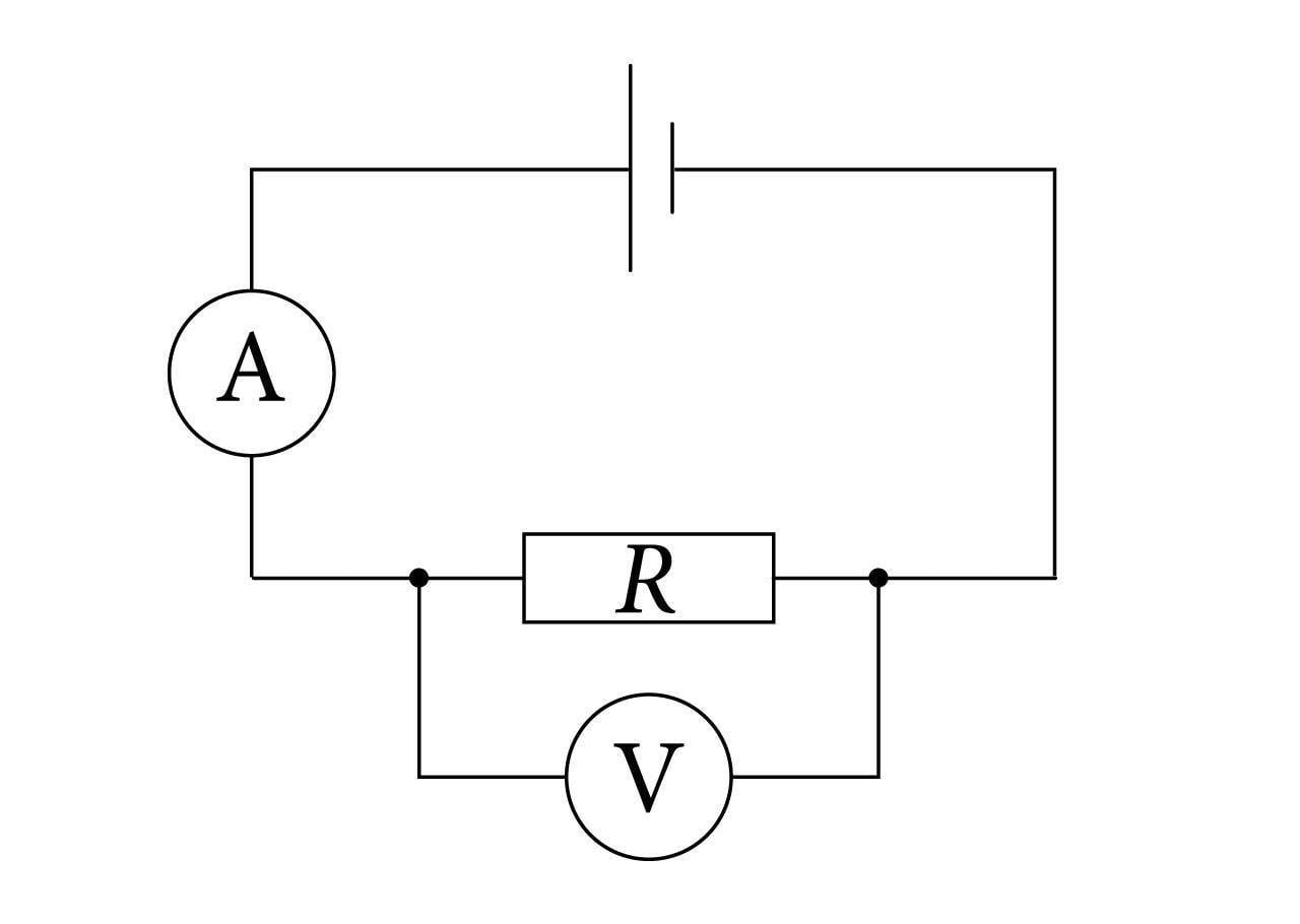 Pinge ja takistuse mõõtmine vooluallikast ja takistist koosnevas vooluringis