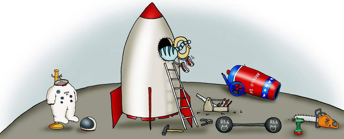 Kass ehitab kosmoselaeva