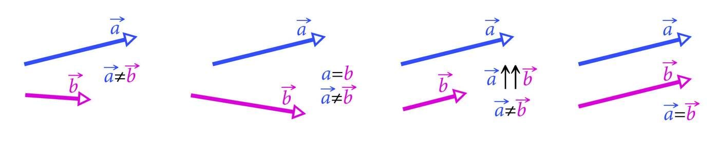Kahe vektori võrdsus