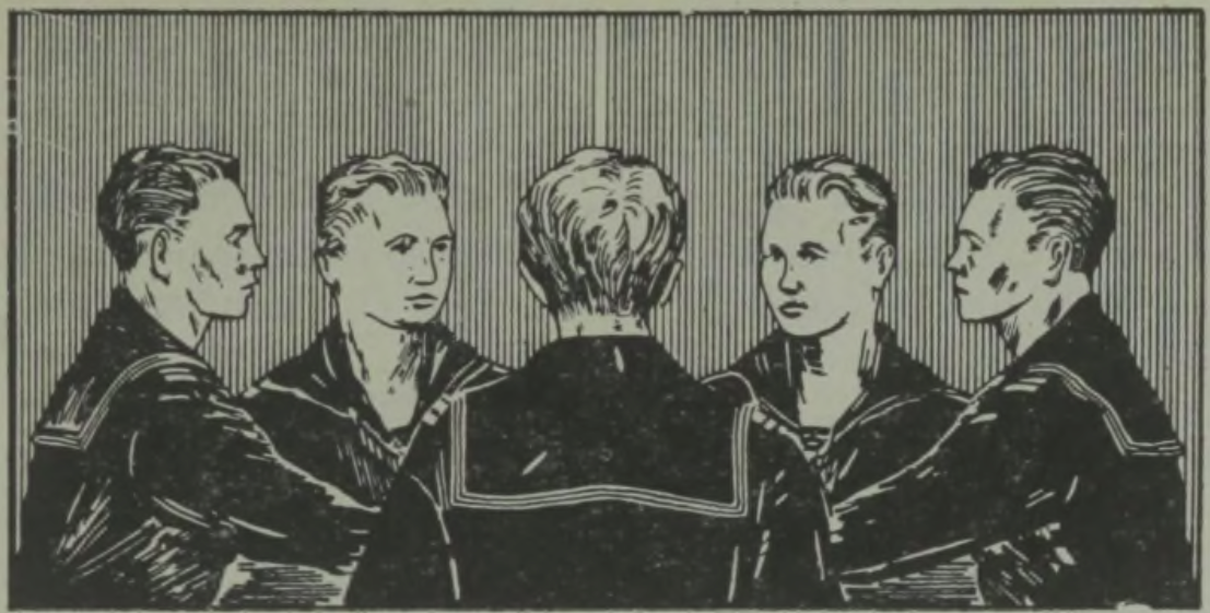 Ühe ja sama isiku viiekordne foto