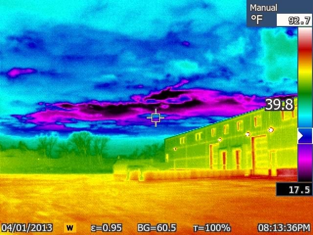 Vihmapilved infrapunakaameras?