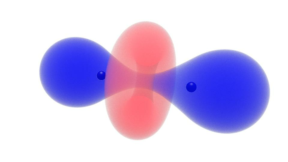 Lämmastiku molekuli elektonkate