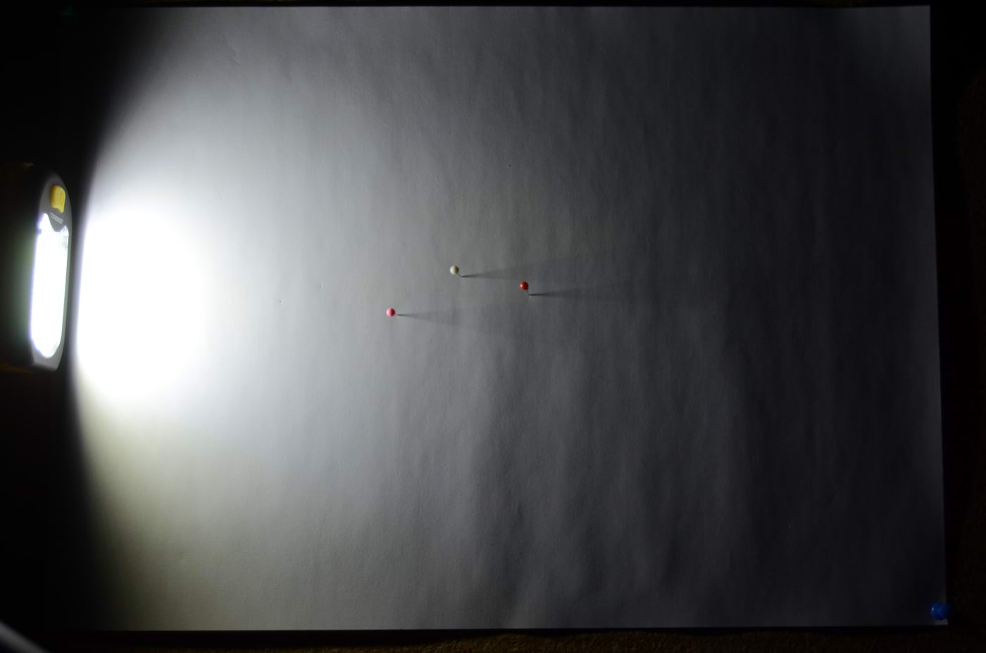 Nõela vari, suur valgusallikas