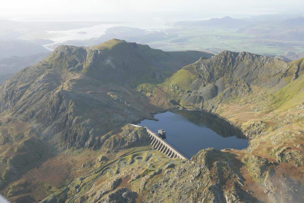 Llyn Stwlan, Põhja-Walesis asuva Ffestiniog pumpelektriajaama ülemine reservuaar