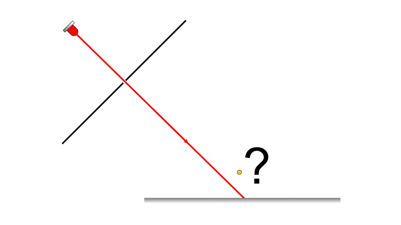 Valgus peegeldub karedalt pinnalt, mis saab valguskiirtest edasi? 