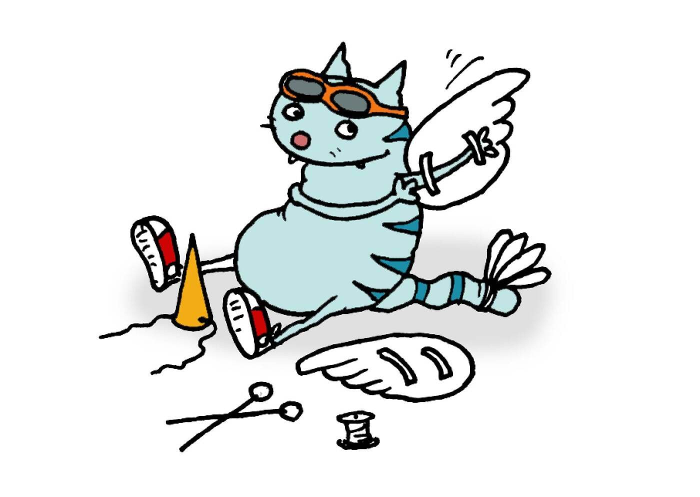 Kass valmistab ette katse