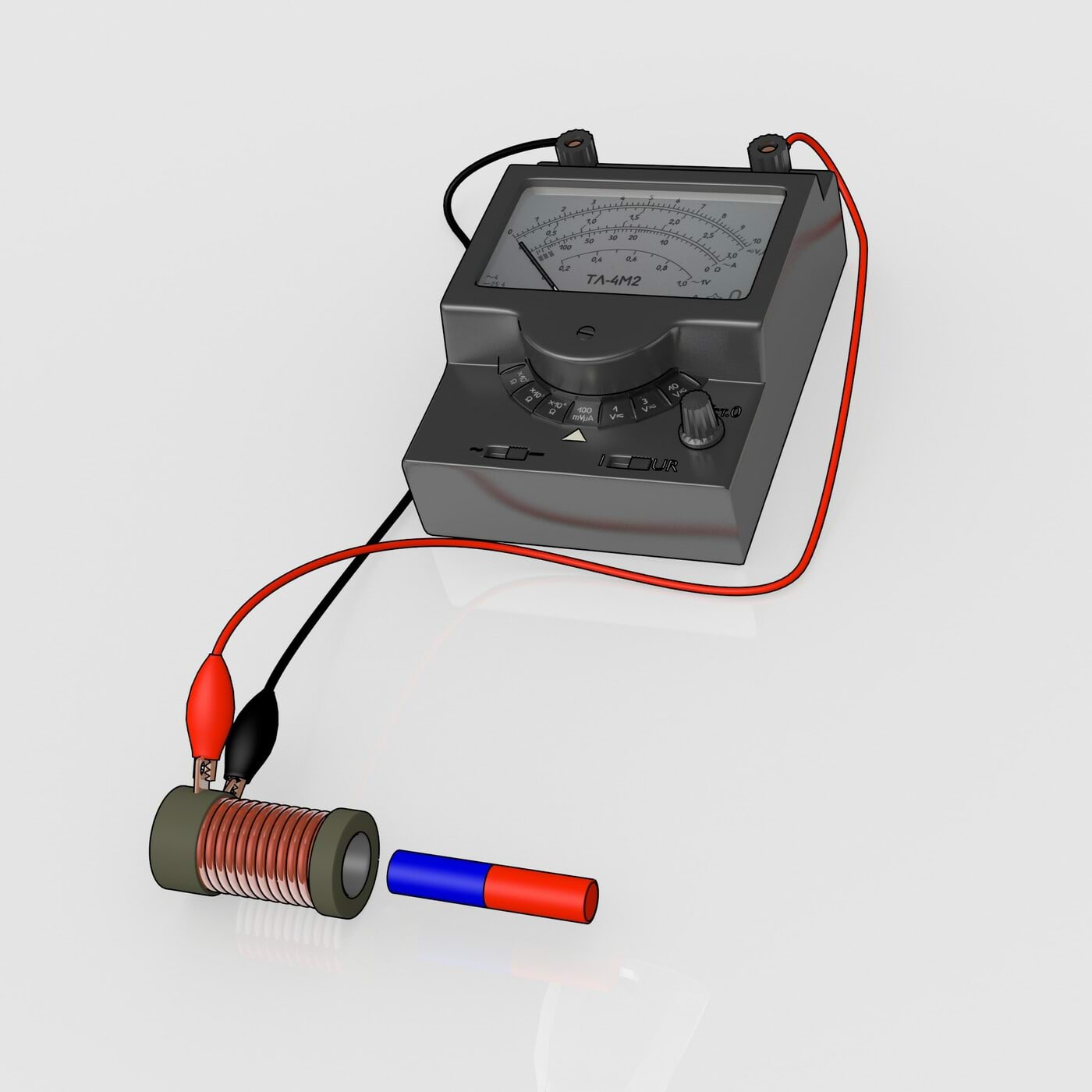 Elektrivoolu genereerimine Faraday katsetes