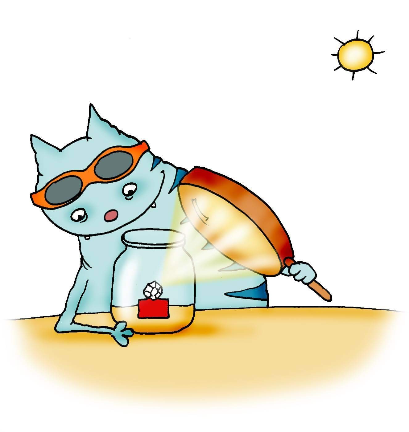 Kass põletab teemanti