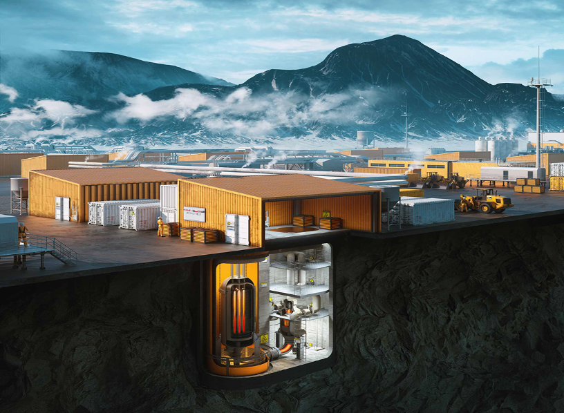 USNC MMR-tuumajaama visioon võrgust eraldatud piirkonnas. Allikas: USNC