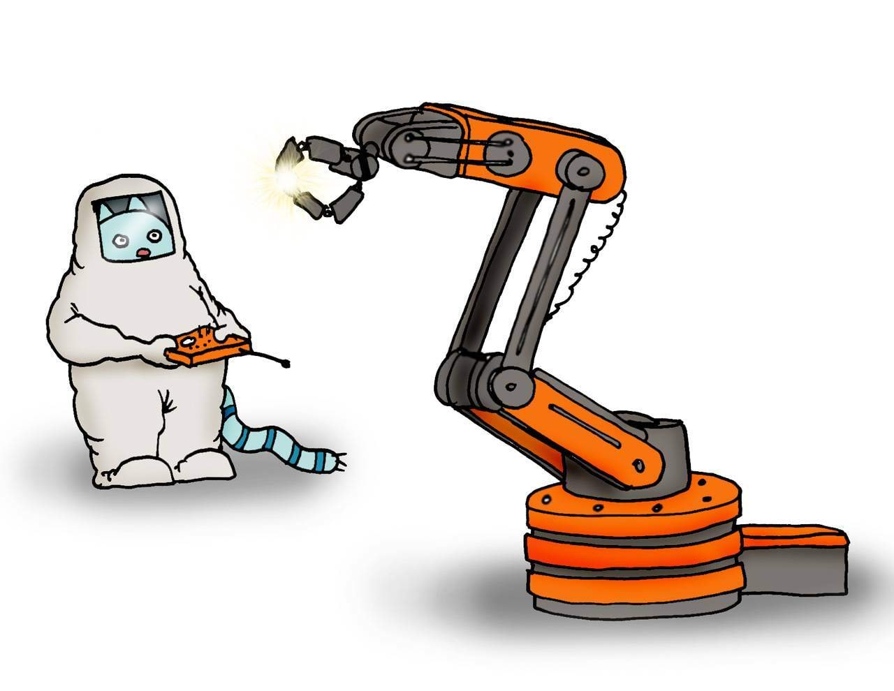 Robotkäsi (kassipilt)