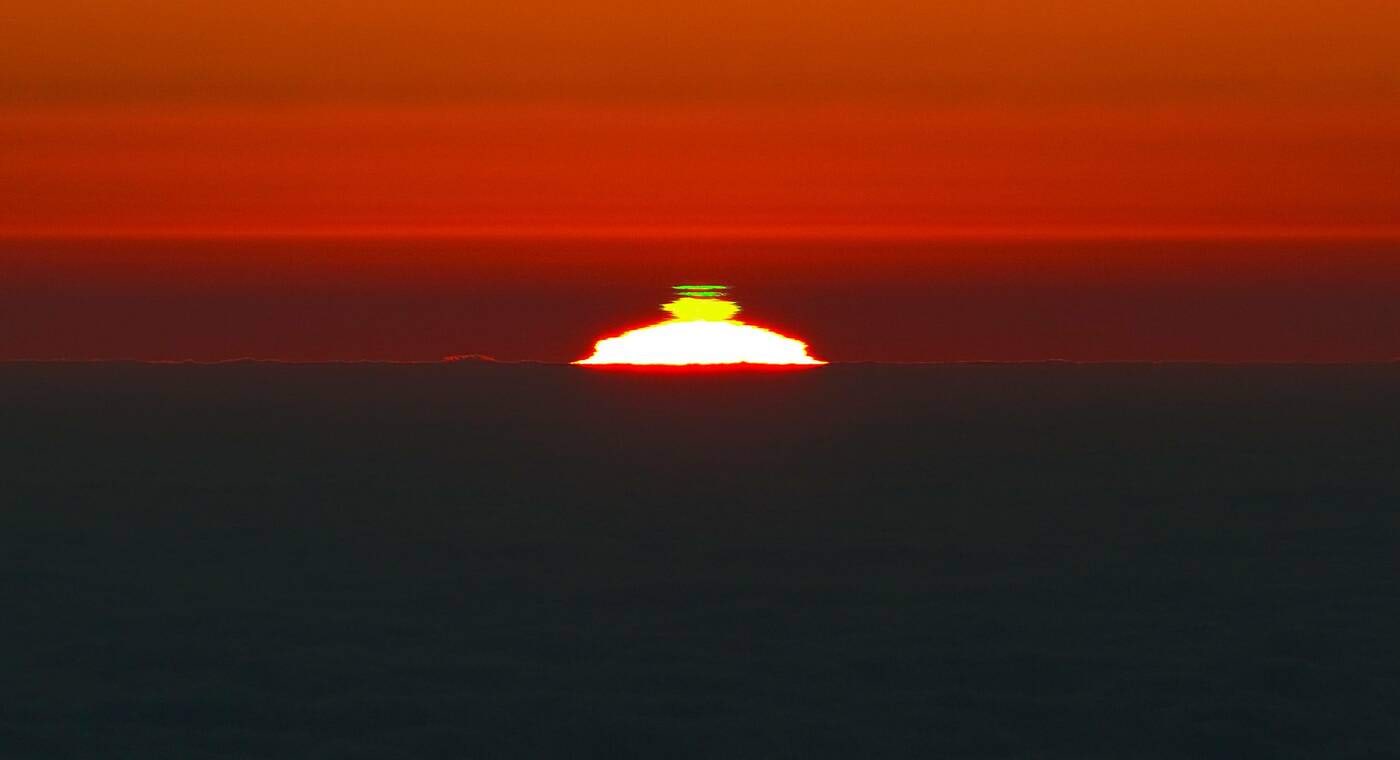 Roheline välgatus päikeseloojangul