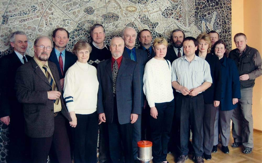 Tartu Observatooriumis kosmosetehnoloogiaga tegelnud inimesed